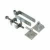 Adjustable Gate Hinge Sets With Hook On Plate | Galvanised | Timco