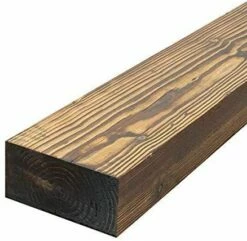 Charred Brushwood Railway Sleeper | 2.4m X 250mm X 125mm