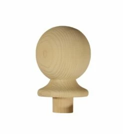 Burbidge Ball Newel Cap Pine 82mm