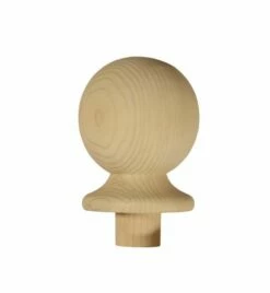 Burbidge Ball Newel Cap Pine 90mm