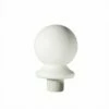 Burbidge Newel Ball Cap Primed White 90mm