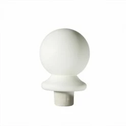 Burbidge Newel Ball Cap Primed White 90mm