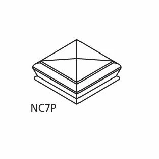 Burbidge Pyramid Newel Cap Pine 90mm 2 Burbidge Pyramid Newel Cap Pine 90mm - Image 2