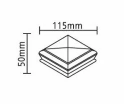 Burbidge Pyramid Newel Cap White Oak 90mm 3 Burbidge Pyramid Newel Cap White Oak 90mm -Osmo Sale Burbidge Pyramid Newel Cap White Oak 90mm 2