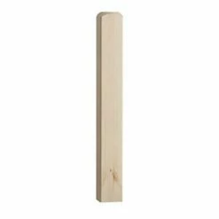 Cheshire Benchmark Newel Base Pine 91x91x915mm