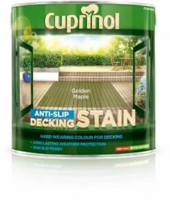 Cuprinol Anti Slip Decking Stain Golden Maple 2.5ltr