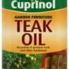 Cuprinol Garden Furniture Natural Enhancing Teak Oil Clear 1ltr