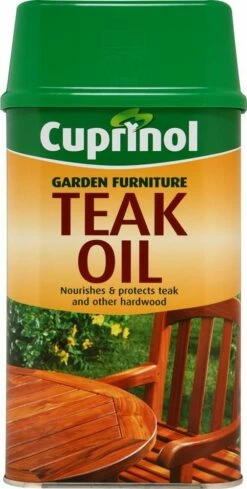 Cuprinol Garden Furniture Natural Enhancing Teak Oil Clear 1ltr