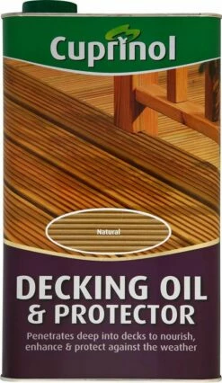 Cuprinol UV Guard Decking Oil Natural 5ltr