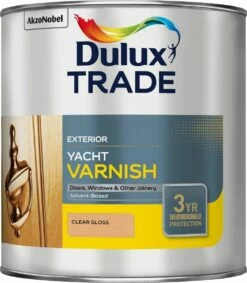 Dulux Trade Yacht Varnish Clear Gloss 2.5ltr
