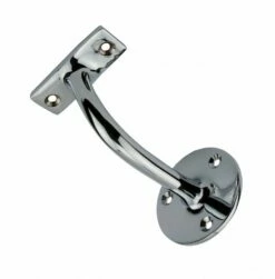 Eclipse Handrail Bracket Polished Chrome Plated 76mm