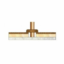 Parallel Frontier Pipe Rose Cover Round Beech 2pk -Osmo Sale Parallel Frontier Pipe Rose Cover Round Cherry 2pk 3 2