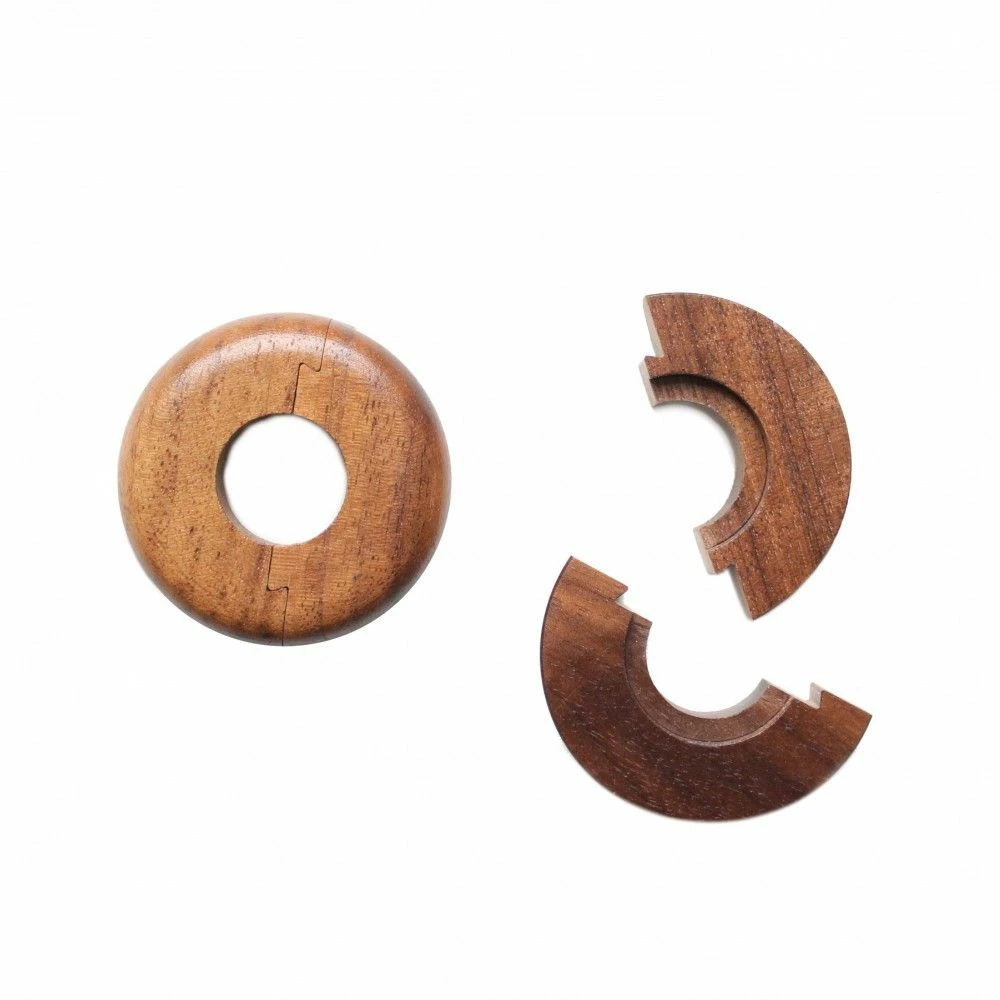Parallel Frontier Pipe Rose Cover Round Walnut 2pk 1 Parallel Frontier Pipe Rose Cover Round Walnut 2pk