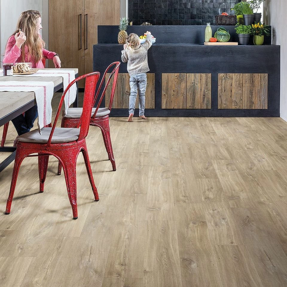 Quick Step Laminate Flooring Balance Classic Canyon Oak Light Brown & Sawcut 4.5x187x1251mm 2.105m² - Image 2