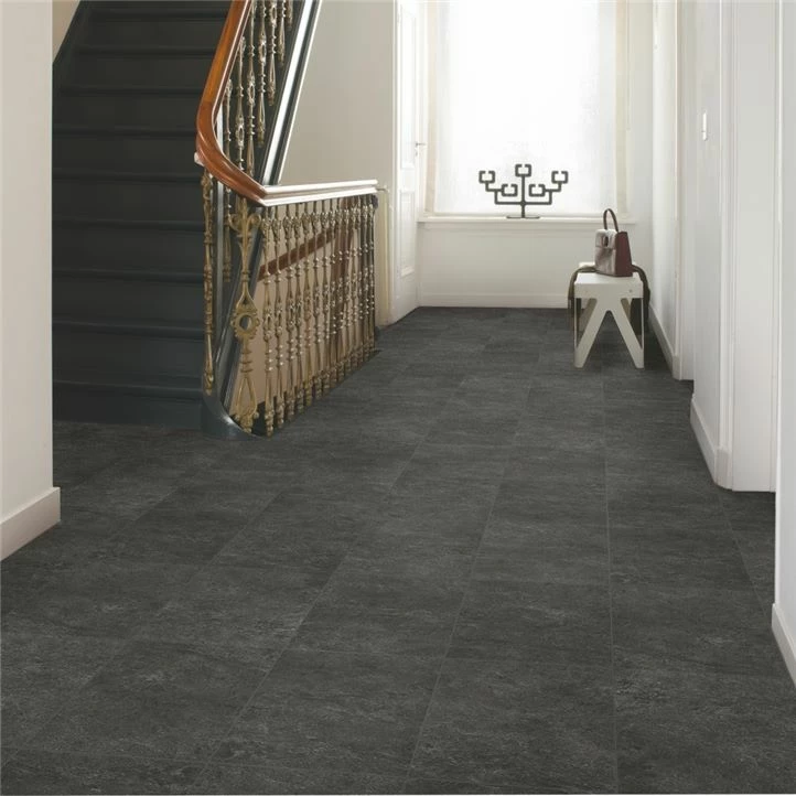 Quick Step Laminate Flooring Exquisa Slate Black 8x40.8x122.4mm 1m² 2 Quick Step Laminate Flooring Exquisa Slate Black 8x40.8x122.4mm 1m² - Image 2