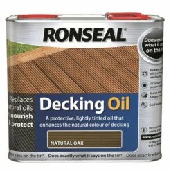 Ronseal Decking Oil Natural Oak 2.5ltr