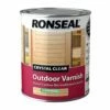 Ronseal Outdoor Varnish Gloss Crystal Clear 250ml