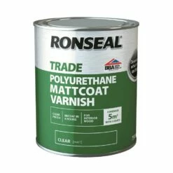Ronseal Trade Polyurethane Mattcoat Varnish 750ml