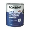 Ronseal Trade Polyurethane Satinglaze Varnish 750ml