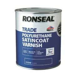 Ronseal Trade Polyurethane Satinglaze Varnish 750ml