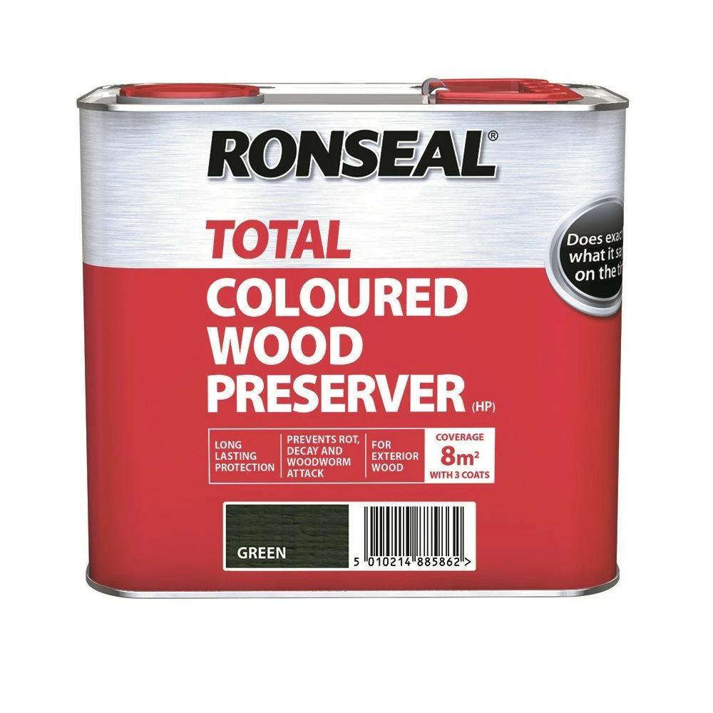 Ronseal Trade Total Wood Preserver Green 2.5ltr 1 Ronseal Trade Total Wood Preserver Green 2.5ltr