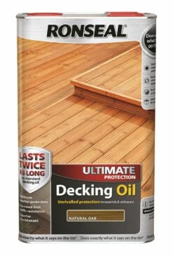 Ronseal Ultimate Protection Decking Oil Natural Oak 5ltr