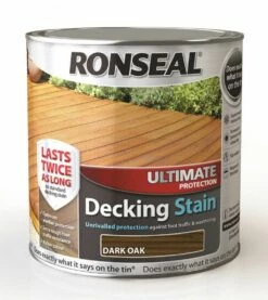 Ronseal Ultimate Protection Decking Stain Dark Oak 2.5ltr