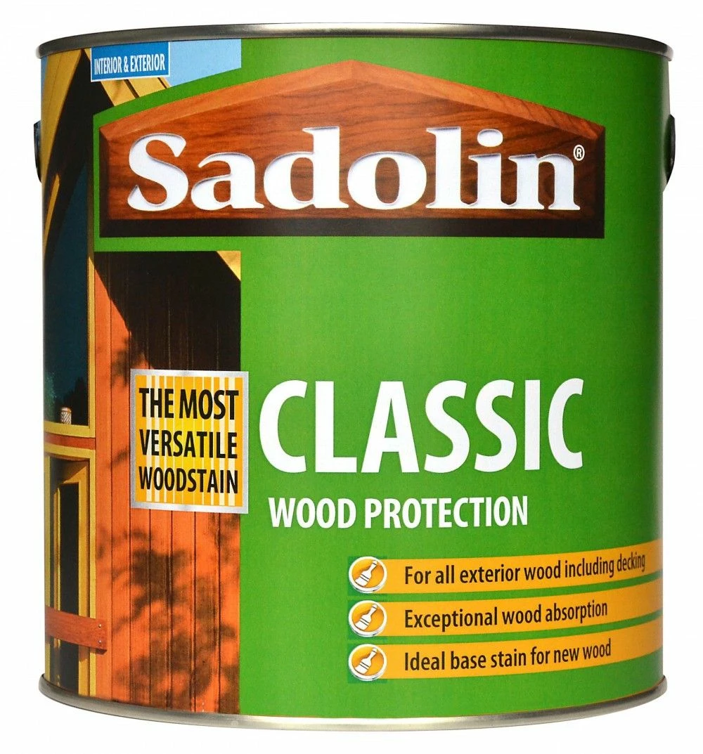 Sadolin Classic Wood Protection Light Oak 2.5ltr 1 Sadolin Classic Wood Protection Light Oak 2.5ltr