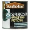 Sadolin Superdec Opaque Wood Protection Satin Black 1ltr