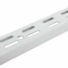 Shelf Bracket Twin Slot Upright White 1980mm