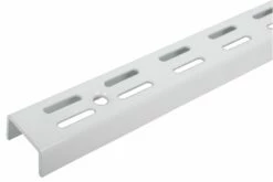 Shelf Bracket Twin Slot Upright White 1220mm