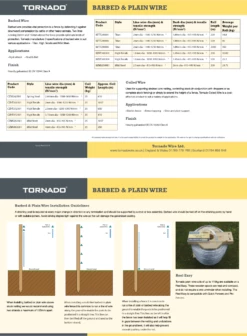 Tornado Titan High Tensile Barbed Wire
