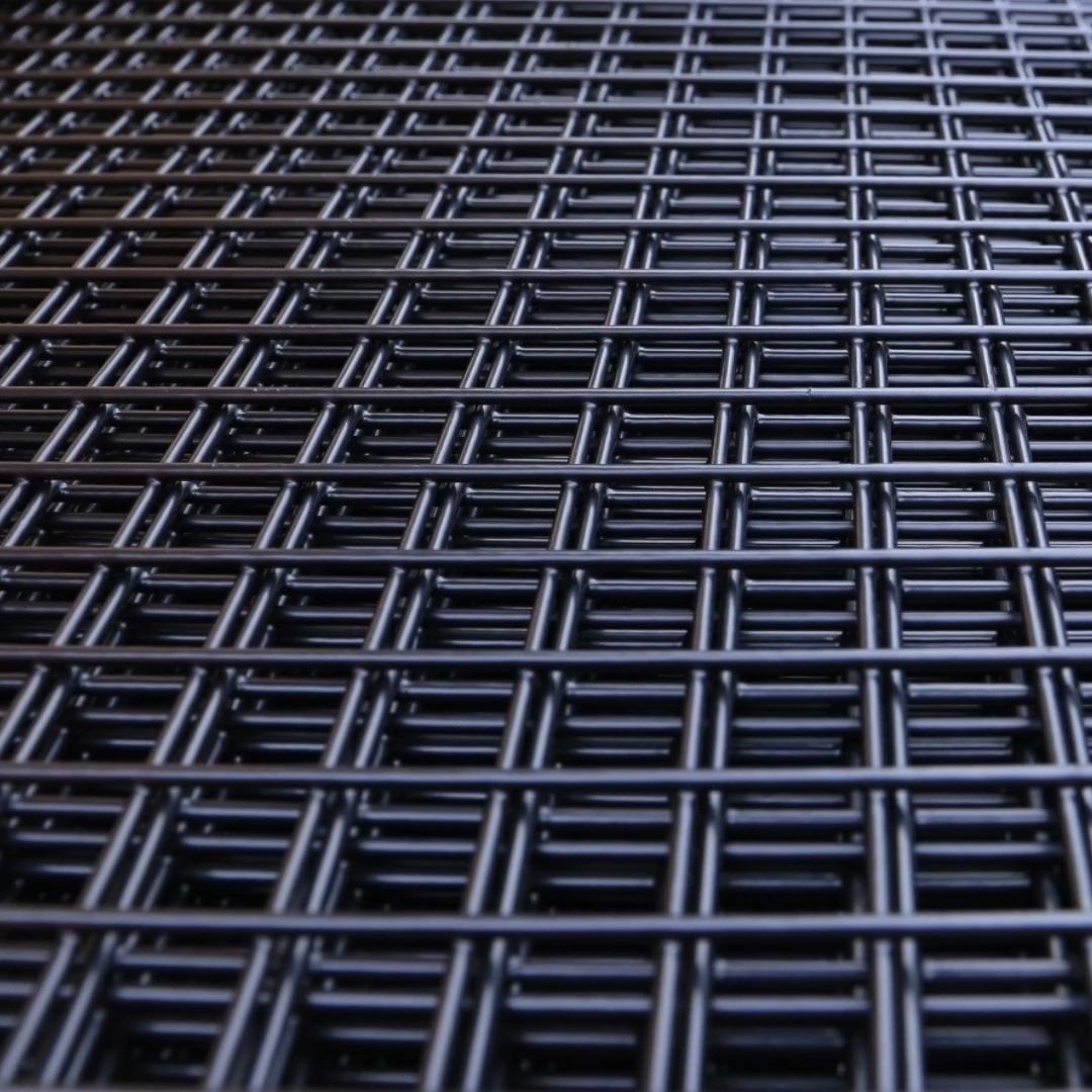Black PVC Coated Wire Mesh Panels 1 Black PVC Coated Wire Mesh Panels