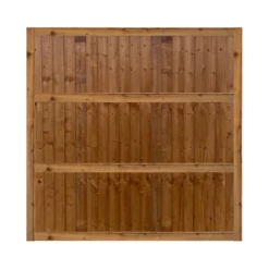 Framed Closeboard Fence Panels | Brown Treated Feather Edge | 3ft To 6ft