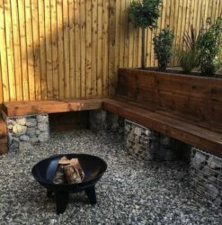 Brown Treated Railway Sleepers (x20) | 3m X 200mm X 100mm 8 Brown Treated Railway Sleepers (x20) | 3m X 200mm X 100mm -Osmo Sale downtoearthgardenslandscaping 2 5