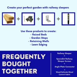 Green Treated Railway Sleeper | 2.4m X 200mm X 100mm -Osmo Sale green sleeper brequently bought together