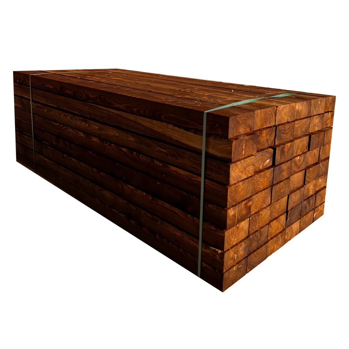 Brown Treated Railway Sleepers (x60) | 1.2m X 200mm X 100mm 1 Brown Treated Railway Sleepers (x60) | 1.2m X 200mm X 100mm