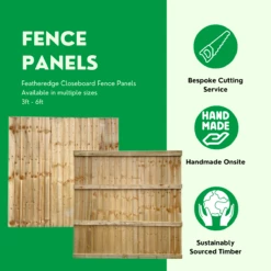 Closeboard Fence Panels | Ultra Heavy-Duty | Brown Treated | Feather Edge | 3ft To 6ft 7 Closeboard Fence Panels | Ultra Heavy-Duty | Brown Treated | Feather Edge | 3ft To 6ft -Osmo Sale new styles planter 6 1