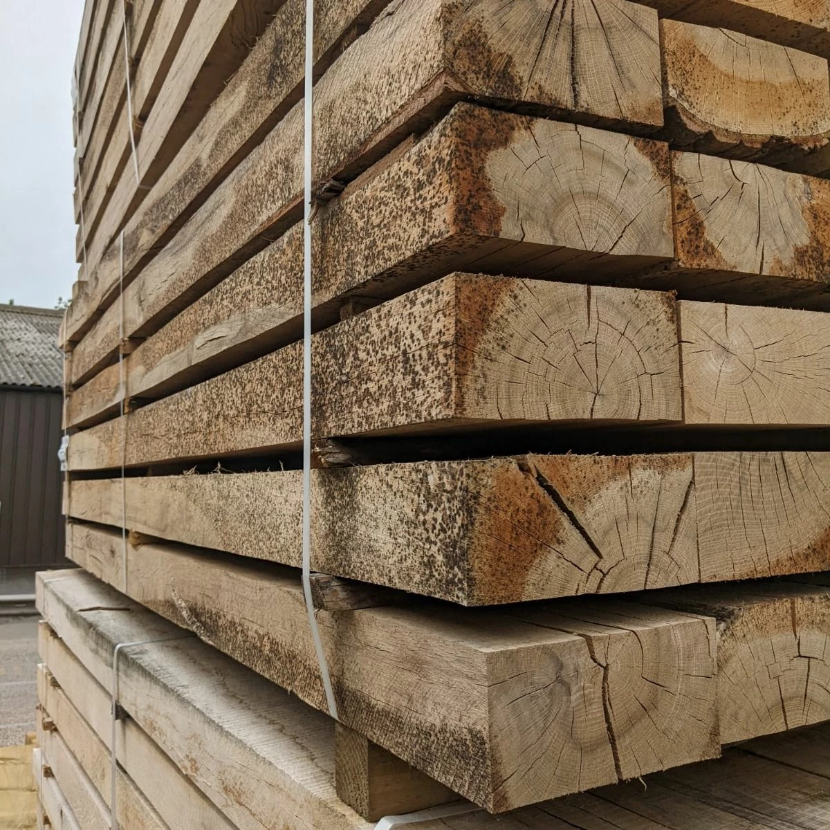 Grade B Oak Sleeper | 2.4m X 100mm X 200mm 9 Grade B Oak Sleeper | 2.4m X 100mm X 200mm - Image 9