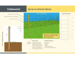 Tornado R8/80/22 Torus High Tensile Stock Fencing -Osmo Sale r8 80 22 v2