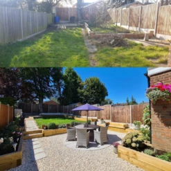 Green Treated Railway Sleeper | 2.4m X 200mm X 100mm -Osmo Sale railway sleepers