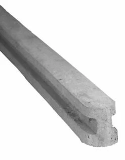 Concrete Slotted Fence Post Intermediate | 5ft | Dry Cast