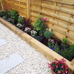 Green Treated Railway Sleeper | 2.4m X 200mm X 100mm -Osmo Sale s.l.f home