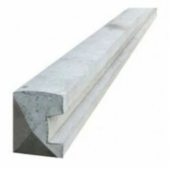 Concrete Slotted Fence Post End | 9ft
