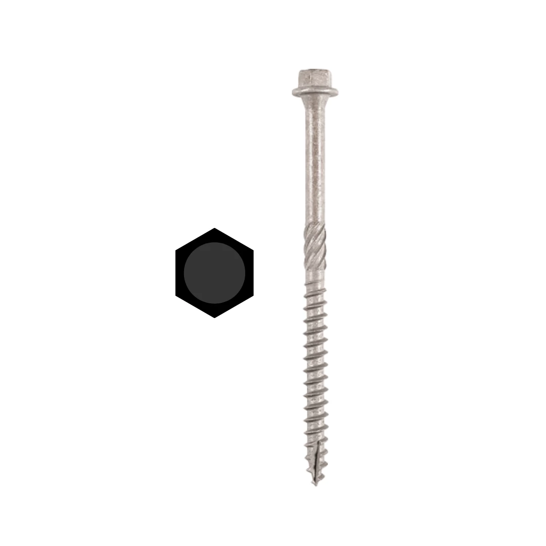 Stainless Steel Sleeper Screws | Hex Head | Timco 1 Stainless Steel Sleeper Screws | Hex Head | Timco