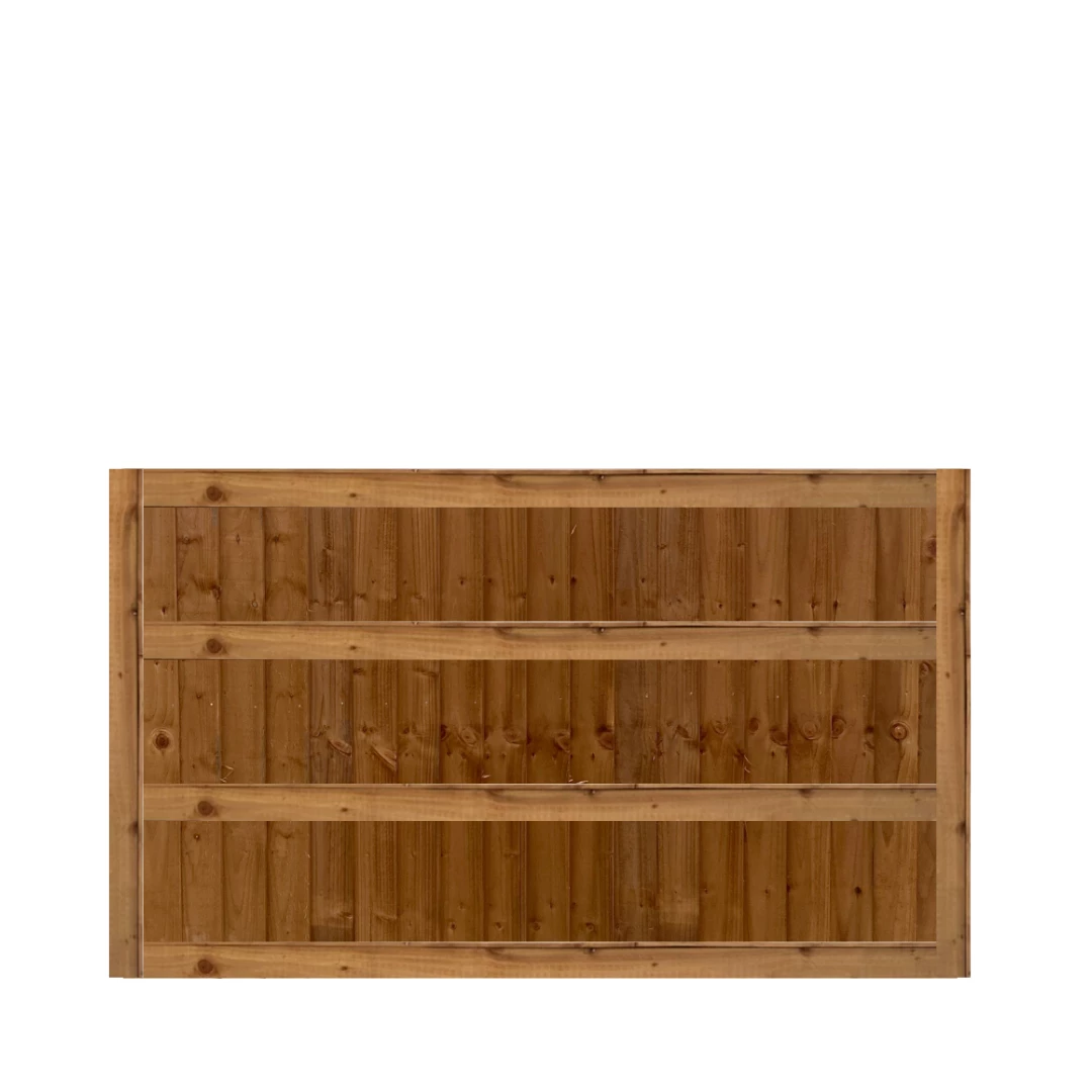 Ultra Heavy-Duty Closeboard Fence Panels | Framed | Brown Treated Feather Edge | 3ft To 6ft 6 Ultra Heavy-Duty Closeboard Fence Panels | Framed | Brown Treated Feather Edge | 3ft To 6ft - Image 6