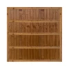 Ultra Heavy-Duty Closeboard Fence Panels | Framed | Brown Treated Feather Edge | 3ft To 6ft
