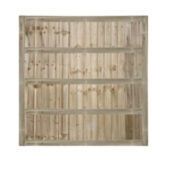 Ultra Heavy Duty Closeboard Fence Panels | Framed | Green Treated Feather Edge | 3ft X 6ft